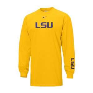  LSU Tigers Nike Classic Logo Long Sleeve Tee: Sports 