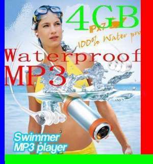4GB Waterproof MP3 Player Swimming For Water Sports 4g  