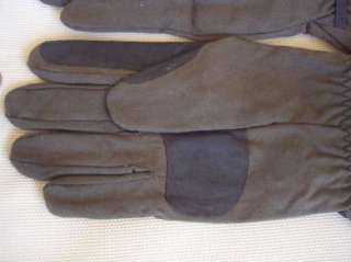 Kakadu Australia Oilskin Nubuck Leather Gauntlet Motorcycle Gloves 