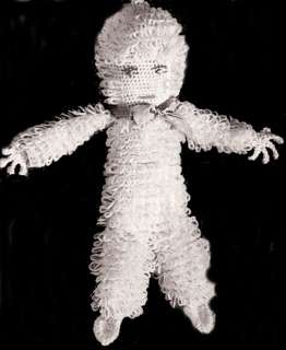 Vintage Loopy Crochet BABYs FIRST DOLL Toy Pattern  