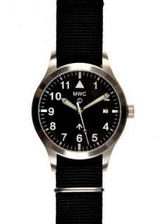 MWC Mk III Stainless Steel Military Watch with 17 Jewel handwound 