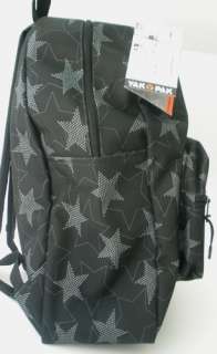 Yak Pak Backpack Black Gray Super Stars Student Bookbag  