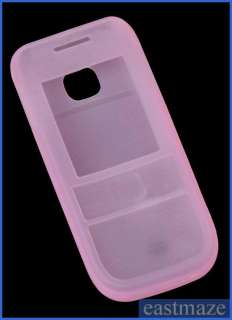 Silicon / Silicone Case Skin Cover for Nokia 2730 / 2730 classic (Pink 
