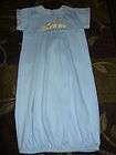 WALLY & WILLIE Pastel Blue JUNGLE FRIEND Sleeper Gown S