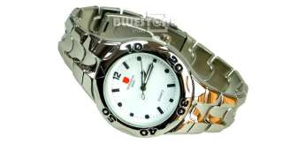 New Mens Quartz White Swiss Style Wrist Watch  