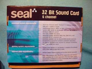 SEAL 32Bit 6Channel 5.1 PCI Surround Sound Card SSC 510  