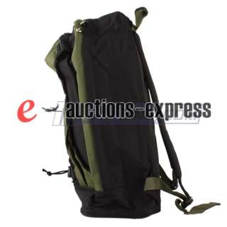 Black / Olive Backpack Made with Polyester Material  