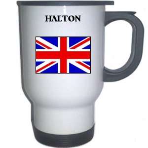  UK/England   HALTON White Stainless Steel Mug 