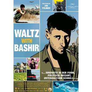  Waltz With Bashir (2008) 27 x 40 Movie Poster German Style 