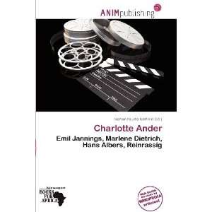   Charlotte Ander (9786138476207): Norton Fausto Garfield: Books