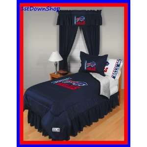 Buffalo Bills 5Pc LR Full Comforter/Sheets Bed Set: Sports 