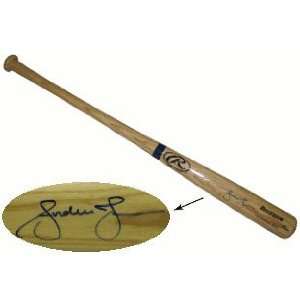  Andruw Jones signed Blonde Big Stick Bat: Sports 