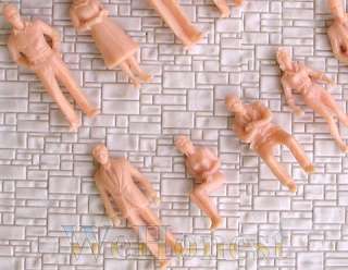 130 pcs O Scale 148 Unpainted Figure people passengers  