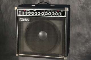 1970s WEBB 6 14 E Steel Guitar amplifier w/JBL K 130 4 speaker  