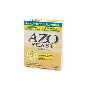  AZO YEAST BOX OF 60 TABLETS 
