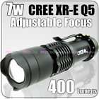 led flashlight 1aa zoomable  