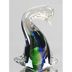   Glass Art   Longing for Love Lonely Ducky Paperweight: Everything Else