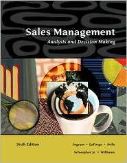 Sales Management Analysis and Decision Making, (0324321058), Thomas N 