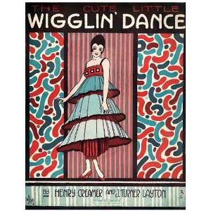    6 x 4 Greetings Card Sheet Music Wigglin Dance: Home & Kitchen