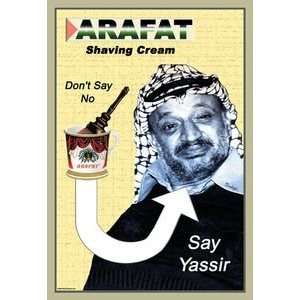  Arafat Shaving Cream   12x18 Framed Print in Black Frame 