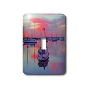 Sandy Mertens California   San Diego Sailboats Sunrise   Light Switch 