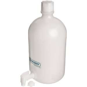  Polyethylene Carboy Bottle with Spigot, Aspirator, 2 gallon Capacity