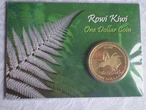 NEW ZEALAND 2005 ROWI KIWI UNC COIN RARE LOW MINTAGE  