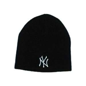  New York Yankees Cuffless Knit Beanie Hat Sports 