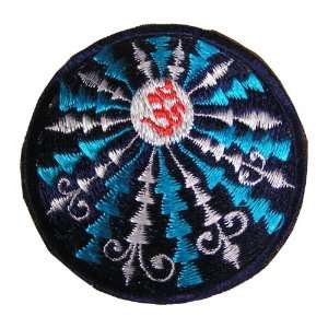  Om Mantra Embroidered Patch Naga Land Tibet Sacred Stones 