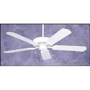  52 Inch All Weather Appliance White Ceiling Fan: Home 