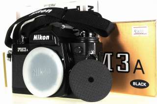 Black Nikon FM3a Film SLR Camera *Boxed*  