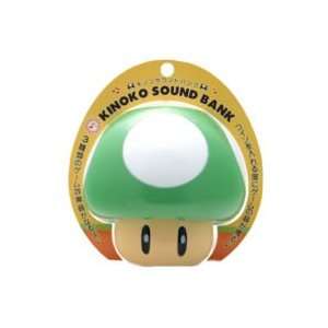    Super Mario Brothers Green Mushiroom SOUND Coin Bank Toys & Games