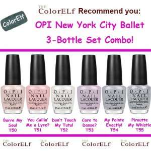  OPI 2012 New Collection New York City Ballet 3 bottle set 