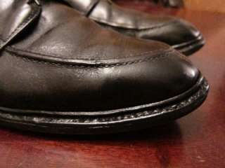   Mens Black Leather Job Interview Oxford Dress Shoes Sz 11D  