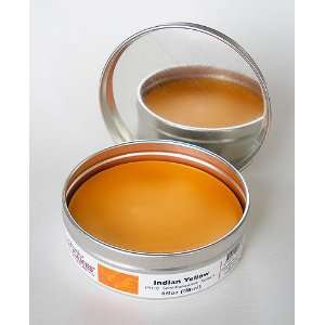 Encaustic Wax Paint HOT CAKES Indian Yellow 4 fl oz (118 ml) in Metal 