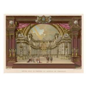  Stage Set Designs for Productions by Mansard and Vigarani 