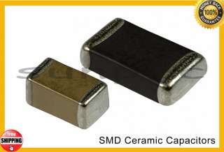50 pc x 0.1 uF 1206 SMD Chip Ceramic Capacitor Y5V + 0.25pF