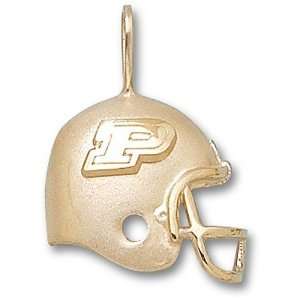 Purdue University Motion P Helmet Pendant (Gold Plated)