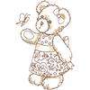 OESD Embroidery Machine Designs CD BEARY ADORABLE  