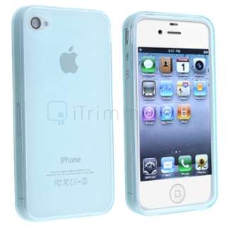 for iPhone 4 G SKIN CASE+PRIVACY GUARD+CAR+WALL CHARGER  