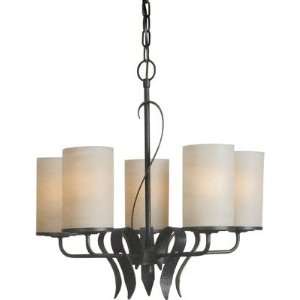  Forte Lighting 2230 05 64 5 Light Chandelier with Rustic 