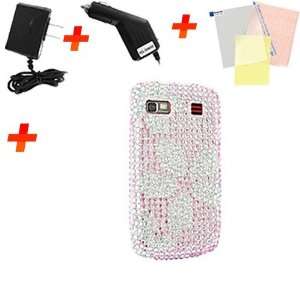  For LG Xenon Bling Pink Cherry Blossom Accessory Bundle 