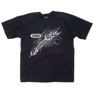  Shoei Illusion T Shirt Black Large L 04 653: Automotive