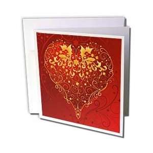  TNMGraphics Valentines   Gold Splashed Heart   Greeting 