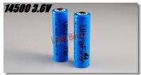 New 2 PCS 14500 3.6V 900mAh Rechargeable Battery + 1 CHARGER for 2 