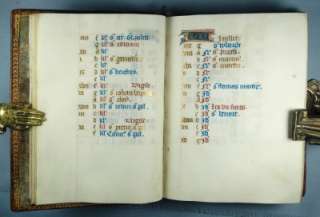 1475 OUSTANDING ROUENS «BOOK OF HOURS», MANUSCRIPT AND ILLUMINATED 