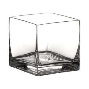  Cube Glass Vase 6x6x6: Arts, Crafts & Sewing