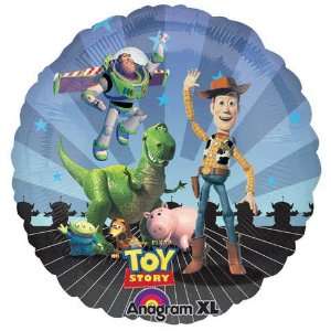    Woody, Buzz, and Toy Story Gang 18 Mylar Balloon: Toys & Games