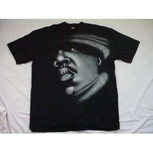  Airbrushed Notorious Biggy T shirt, L: Everything Else