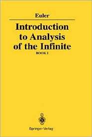 Introduction to Analysis of the Infinite Book I, Vol. 1, (0387968245 